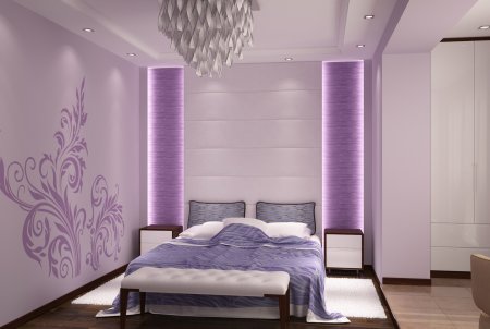 Дизайн-проект спальни в современном стиле
